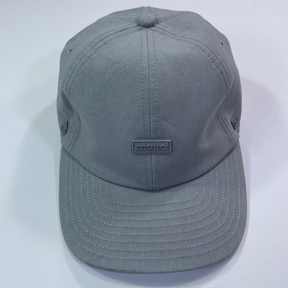 Melin A-Game Hydro Icon Snapback Hat Mens Gray Classic Size